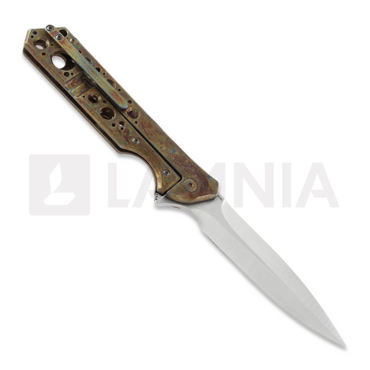 Olamic Cutlery Rainmaker M390 dagger folding knife