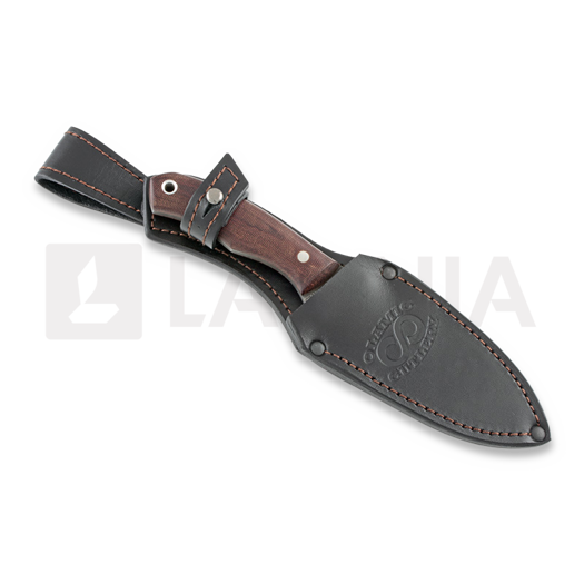 Olamic Cutlery RN45 野外生存刀, burgundy micarta