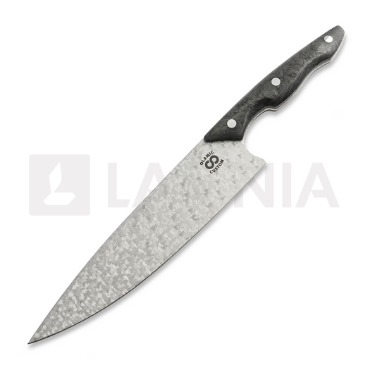 Olamic Cutlery Silhouette Frosted Magnacut 주방용 칼, Carbon Fibre
