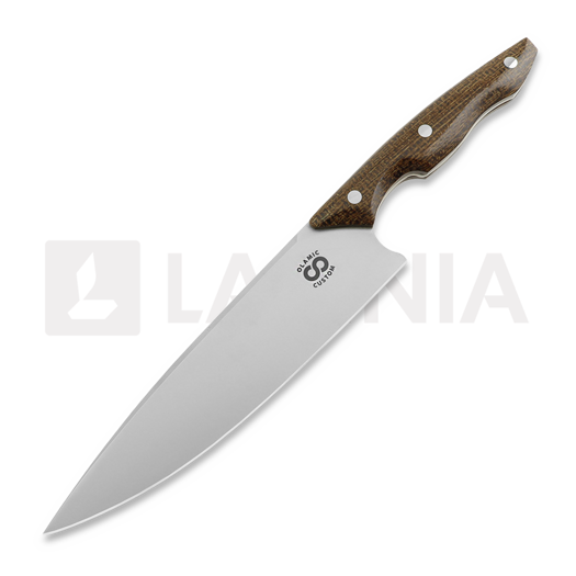 Кухонний ніж Olamic Cutlery Silhouette Magnacut, Burlap Micarta