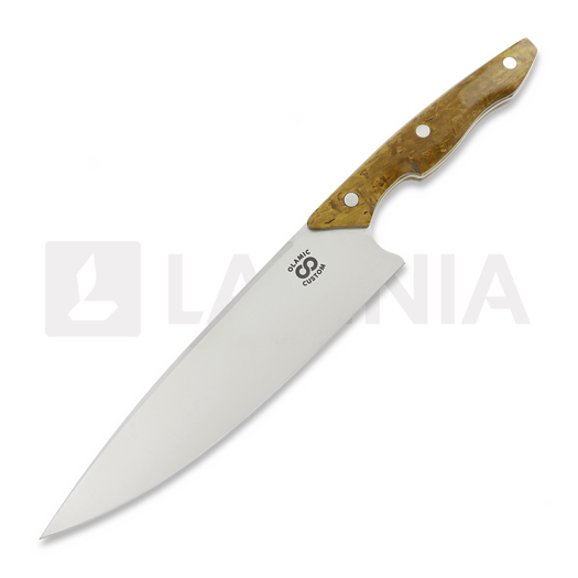 Couteau de cuisine Olamic Cutlery Silhouette Magnacut, Karelian Birch