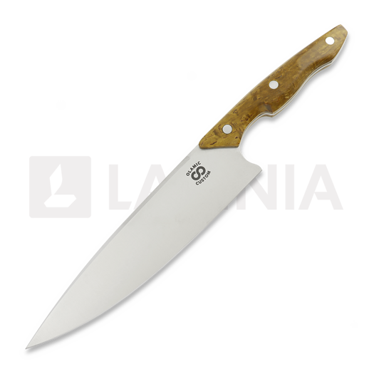 Couteau de cuisine Olamic Cutlery Silhouette Magnacut, Karelian Birch