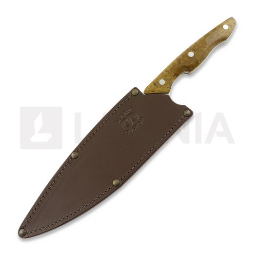 Olamic Cutlery Silhouette Magnacut keittiöveitsi, Karelian Birch