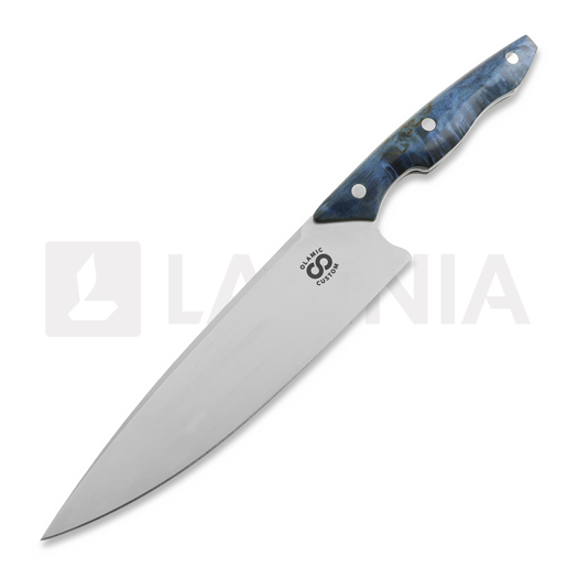 Nôž Olamic Cutlery Silhouette Magnacut, Karelian Birch Burl