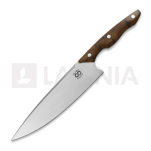 Olamic Cutlery Silhouette Magnacut 刀, Koa