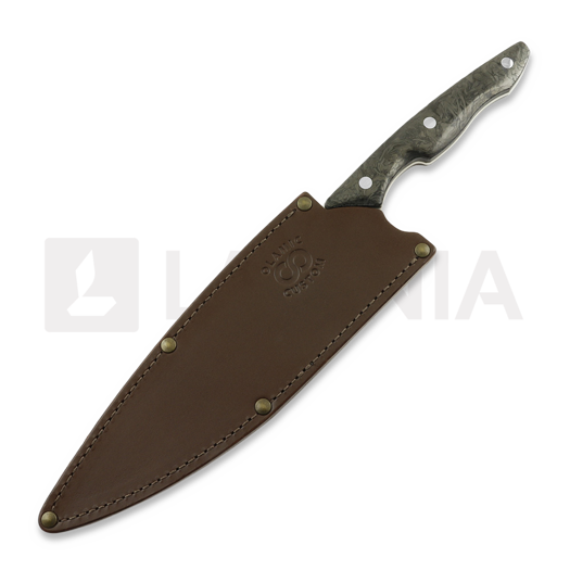 Olamic Cutlery Silhouette Magnacut kniv, Marble Carbon Fiber