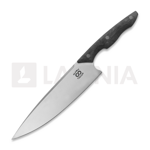มีดทำครัว Olamic Cutlery Silhouette Magnacut, Matte Marble Carbon Fiber