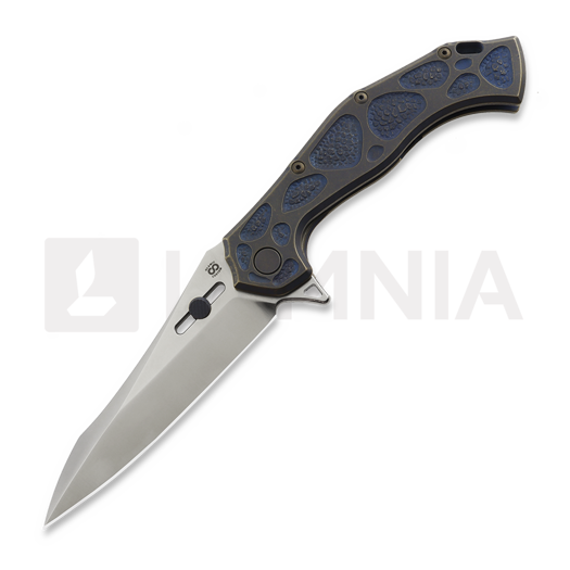 Olamic Cutlery Soloist M390 Agent kääntöveitsi, Geometric Carving