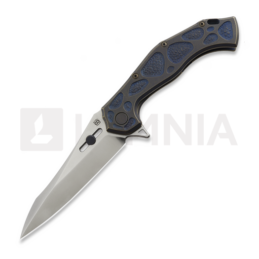 Olamic Cutlery Soloist M390 Agent foldekniv, Geometric Carving