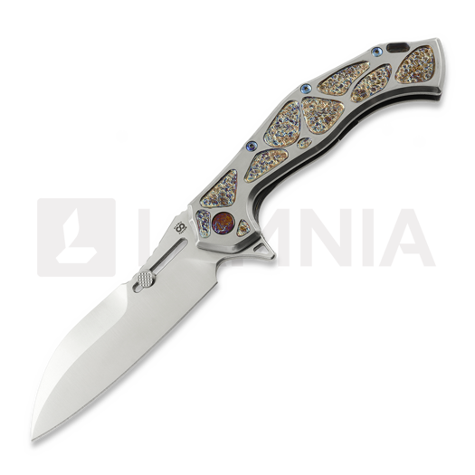 Couteau pliant Olamic Cutlery Soloist M390 Scout, Islands Carving