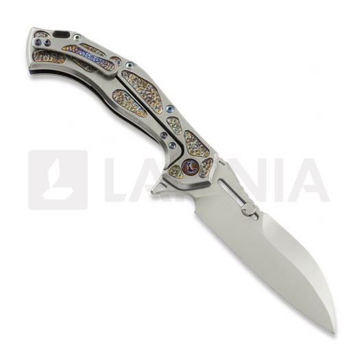 Couteau pliant Olamic Cutlery Soloist M390 Scout, Islands Carving