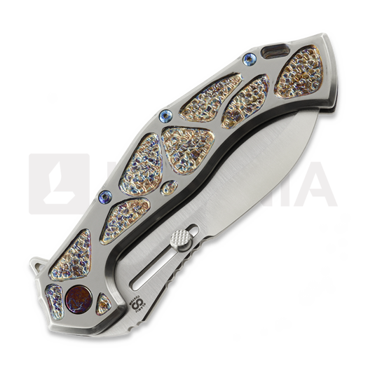 Couteau pliant Olamic Cutlery Soloist M390 Scout, Islands Carving