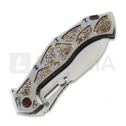 Couteau pliant Olamic Cutlery Soloist M390 Scout, Islands Carving