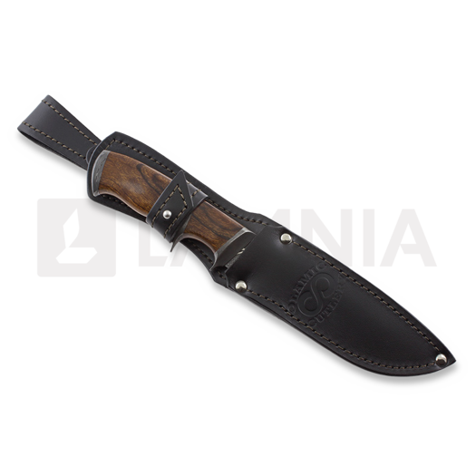 Olamic Cutlery Suna Nickel Mosaic Damascus peilis, ironwood