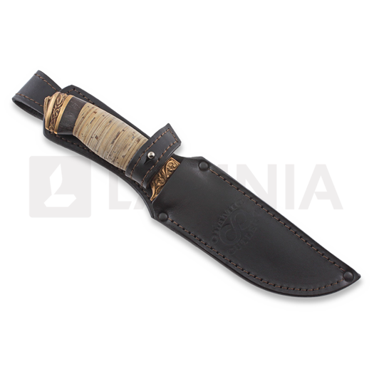 Olamic Cutlery Suna kniv, stacked birch bark
