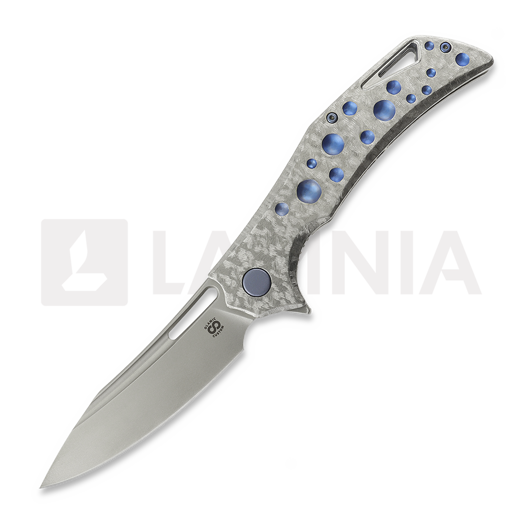 Olamic Cutlery Swish Elmax Slicer összecsukható kés, Frosty Titanium
