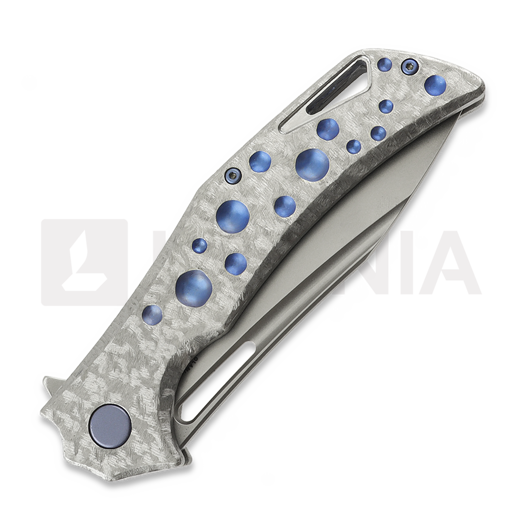 Olamic Cutlery Swish Elmax Slicer sulankstomas peilis, Frosty Titanium