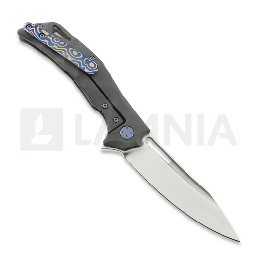 Coltello pieghevole Olamic Cutlery Swish Elmax Slicer, Rocks Sculpted