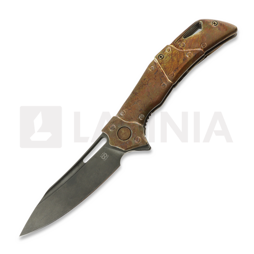 Olamic Cutlery Swish Elmax Slicer összecsukható kés, Space Trash