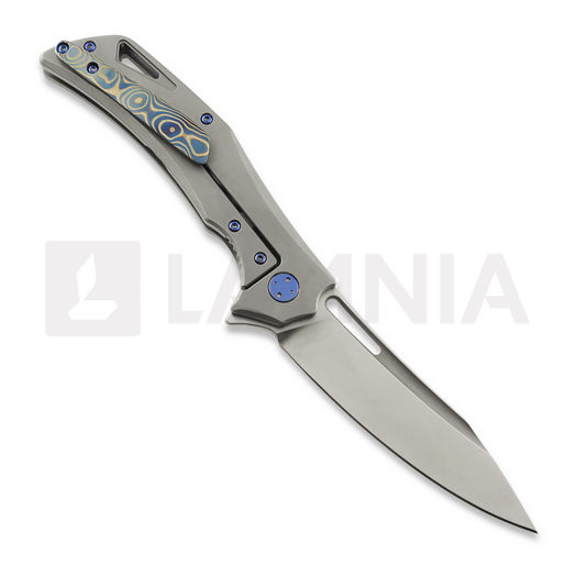 Zavírací nůž Olamic Cutlery Swish Elmax Slicer, Zirblast Titanium & Holes