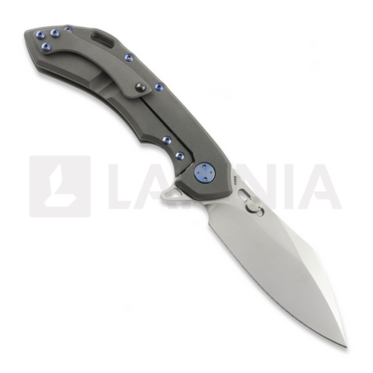 Olamic Cutlery Wayfarer 247 20CV Cutlass sulankstomas peilis, Dark Blast Ti & Timascus