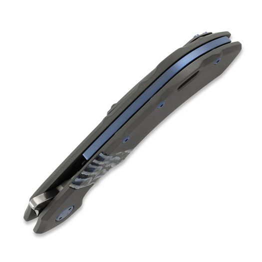 Olamic Cutlery Wayfarer 247 Bowie, Dark Blast Titanium, Satin