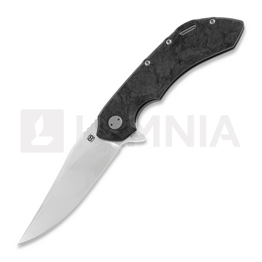 Складной нож Olamic Cutlery Wayfarer 247 Bowie, Dark Matter, Black