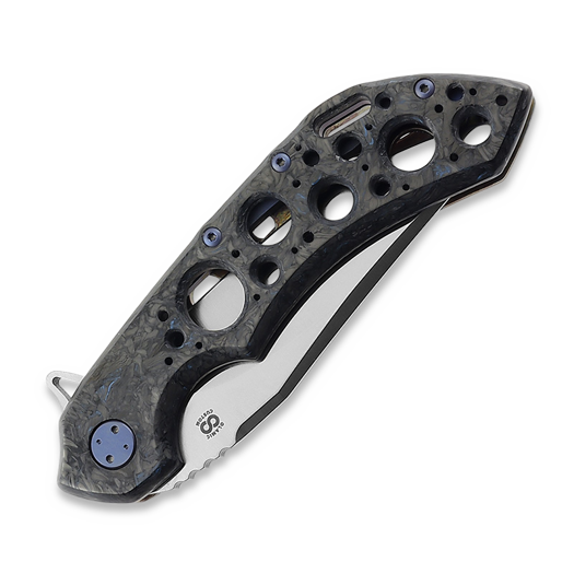 Olamic Cutlery Wayfarer 247 Bowie, Dark Matter, Blue