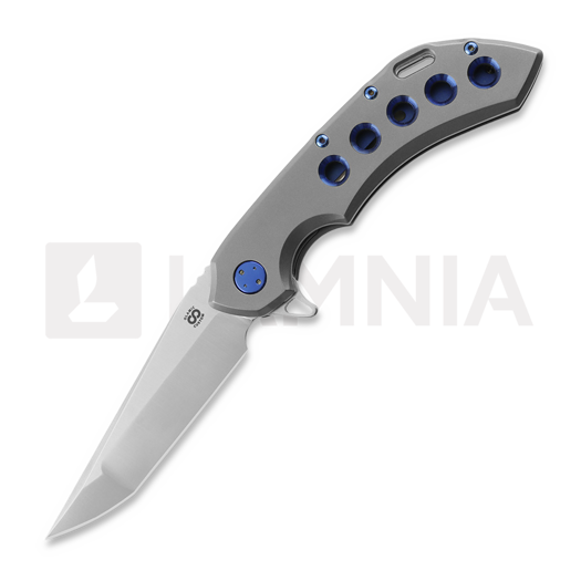 Nóż składany Olamic Cutlery Wayfarer 247 Companto, Light Blast Titanium, Satin