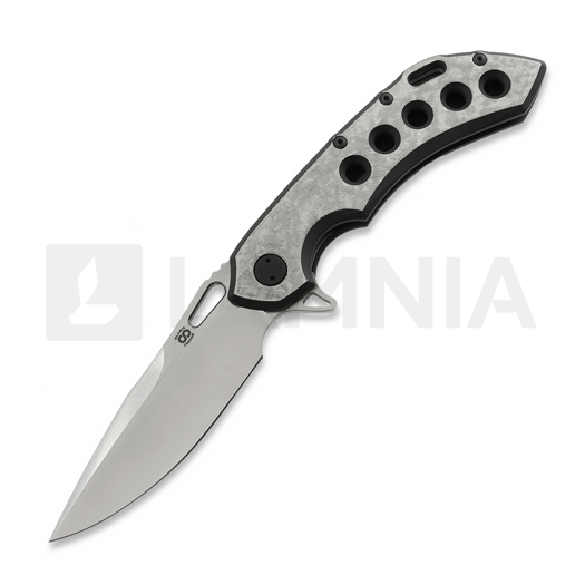 Складний ніж Olamic Cutlery Wayfarer 247 CTS-XHP Drop Point, Blasted Ti & Fedokume