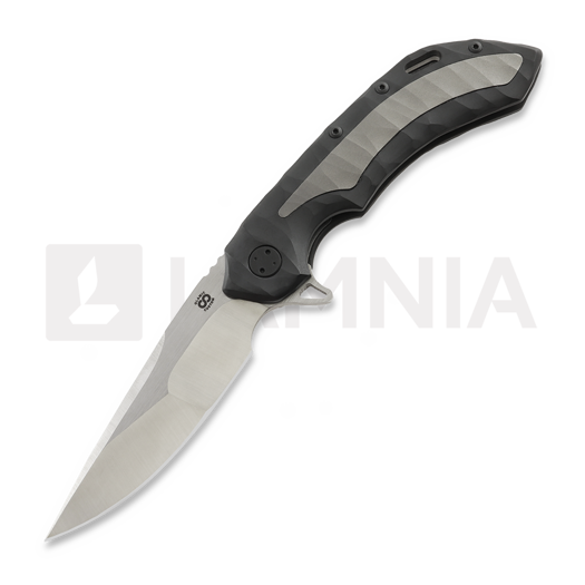 Olamic Cutlery Wayfarer 247 CTS-XHP Suna kääntöveitsi, Black Rocks Sculpted