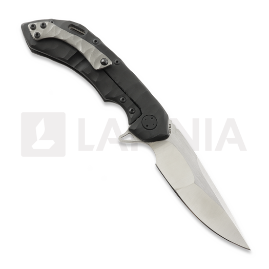 Olamic Cutlery Wayfarer 247 CTS-XHP Suna 折叠刀, Black Rocks Sculpted