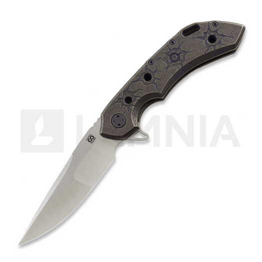 Olamic Cutlery Wayfarer 247 CTS-XHP Suna sulankstomas peilis, Pew Pew Edition