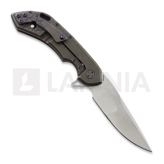 Olamic Cutlery Wayfarer 247 CTS-XHP Suna sulankstomas peilis, Pew Pew Edition
