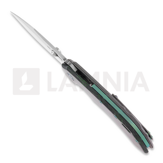 Zavírací nůž Olamic Cutlery Wayfarer 247 Cutlass, Dark Matter, Green