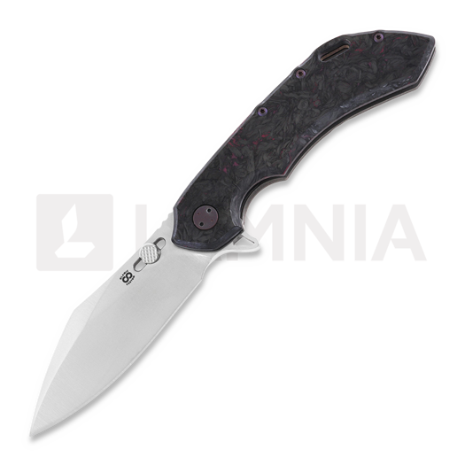 Складний ніж Olamic Cutlery Wayfarer 247 Cutlass, Dark Matter, Purple