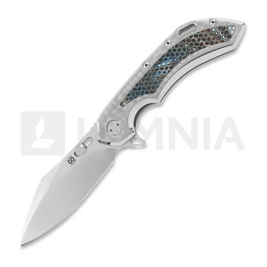 Olamic Cutlery Wayfarer 247 Cutlass összecsukható kés, Jeweled Titanium, Satin
