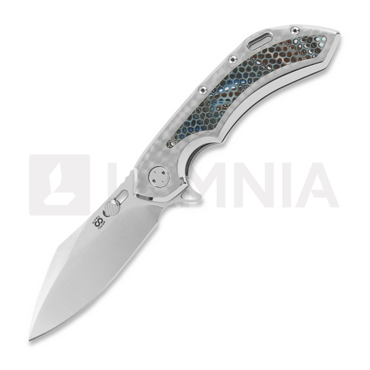 Saliekams nazis Olamic Cutlery Wayfarer 247 Cutlass, Jeweled Titanium, Satin