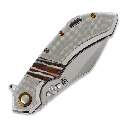 Olamic Cutlery Wayfarer 247 Cutlass, Jeweled Titanium, Satin