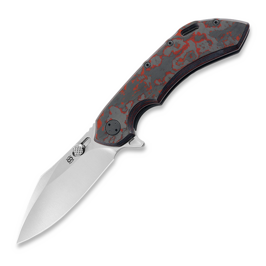 Olamic Cutlery Wayfarer 247 Cutlass, Lava Flow, Dark Blasted