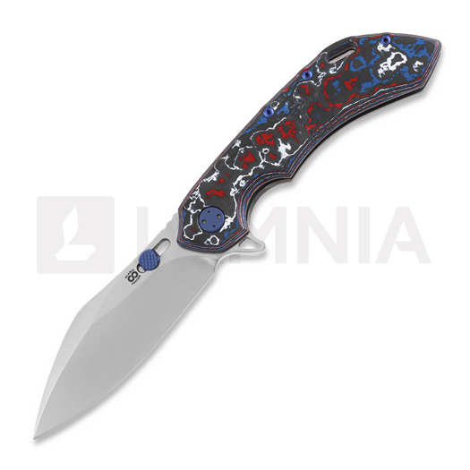 Olamic Cutlery Wayfarer 247 Cutlass סכין מתקפלת, Nebula Show Side