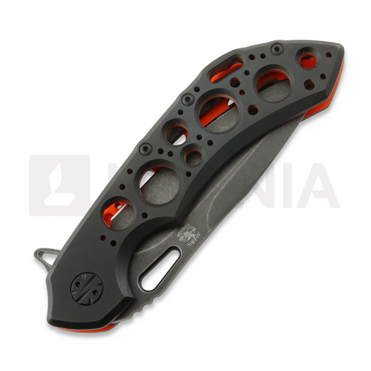 Coltello pieghevole Olamic Cutlery Wayfarer 247 Drop Point, Acid Rain Halloween Edition 2026