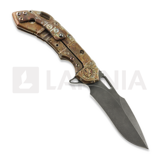 Olamic Cutlery Wayfarer 247 Harpoon, Space Trash, Stonewash PVD