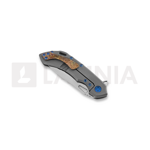Olamic Cutlery Wayfarer 247 M390 Drop Point sulankstomas peilis
