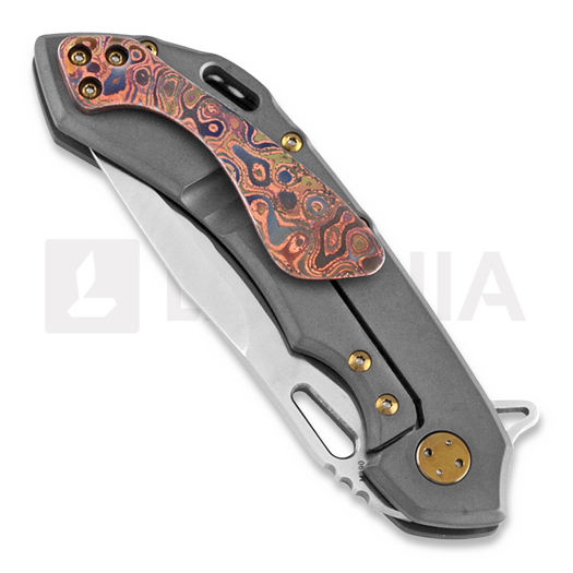 Olamic Cutlery Wayfarer 247 M390 Drop Point folding knife