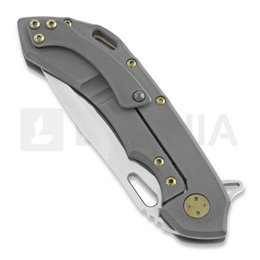 Olamic Cutlery Wayfarer 247 M390 Drop Point sulankstomas peilis