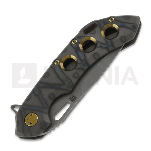 Olamic Cutlery Wayfarer 247 M390 Drop Point sulankstomas peilis