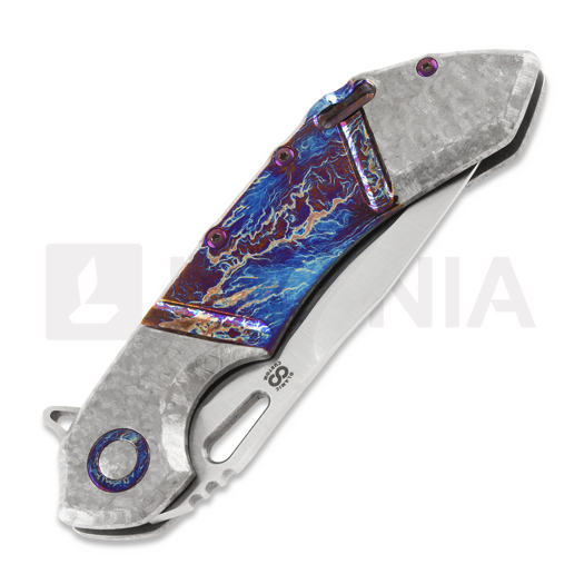 Olamic Cutlery Wayfarer 247 M390 Drop Point sulankstomas peilis