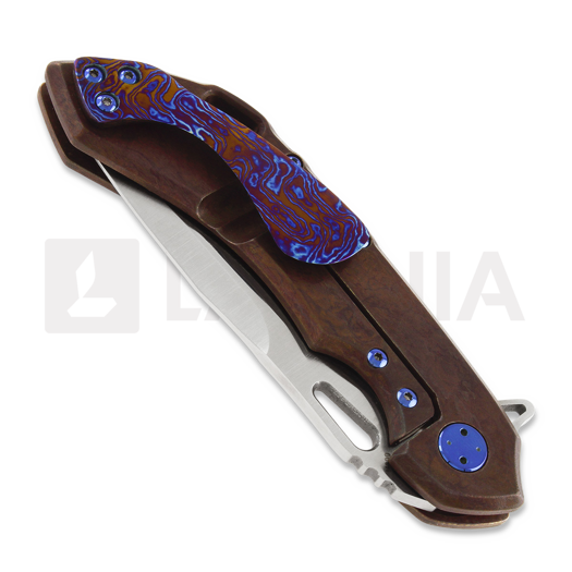 Olamic Cutlery Wayfarer 247 M390 Drop Point Isolo Special sulankstomas peilis