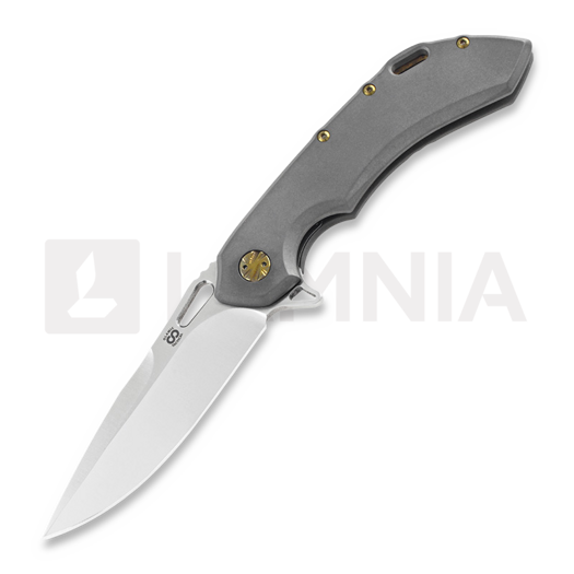 Olamic Cutlery Wayfarer 247 M390 Drop Point T1392 접이식 나이프